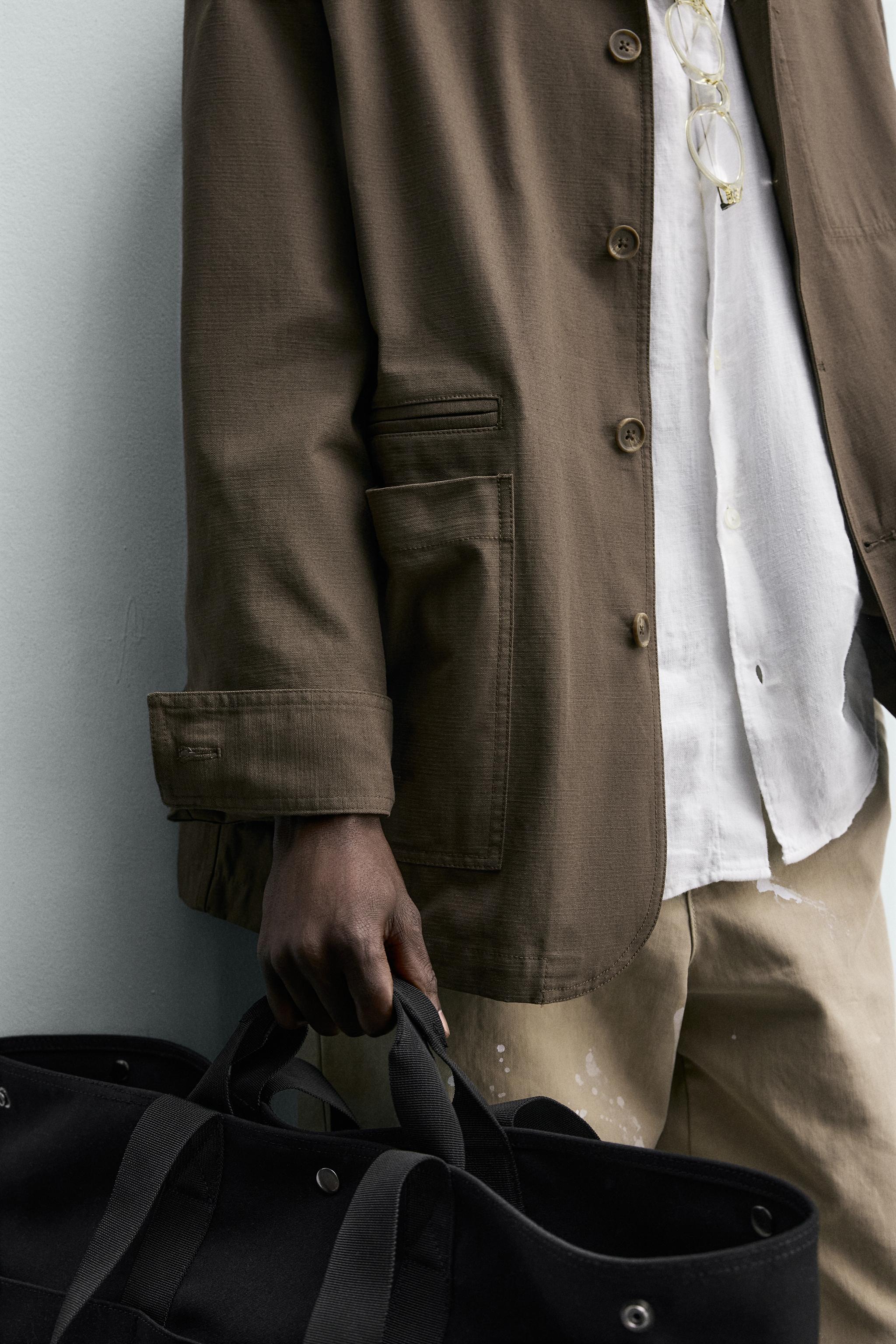 RELAXED FIT COTTON OVERSHIRT